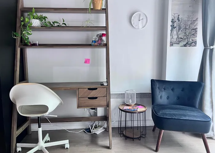 Pet friendly 1 Min To Metro, New Condo, Lovely Cozy Studio Montreal